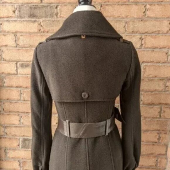 Mackage wool cashmere button down belted peacoat - Picture 5 of 10